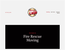 Tablet Screenshot of firerescuemoving.com